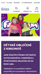 Mobile Screenshot of detske-obleceni-fantom.cz